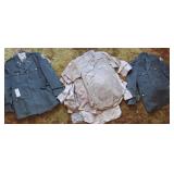 GROUP OF VINTAGE US MILITARY CLOTHING, SOME DAMAGE