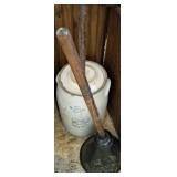ANTIQUE BUTTER CHURN, WASHER AGITATOR
