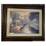 THOMAS KINKADE LIMITED EDITION CHRISTMAS EVENING