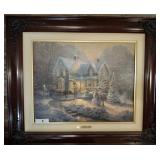 THOMAS KINKADE BLESSINGS OF CHRISTMAS WITH COA
