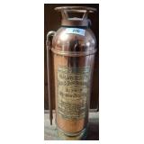 BADGER VINTAGE COPPER FIRE EXTINGUISHER