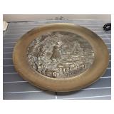 BRASS WALL DECOR PLAQUE