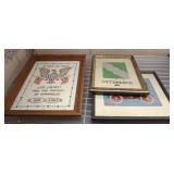 NEEDLE POINT PRINTS LARGEST IS 12X16