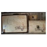 PARIS THEMED LUGGAGE AND DECORATIVE BOXES
