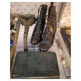 SPOON BOX, VINTAGE JUICER PARTS, BOOTS