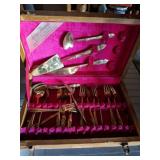 GOLD TONE DESSERT SET