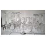 ASSORTED STEMWARE, WINE GLASSES, MISC