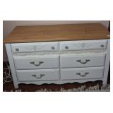 BROYHILL DRESSER 6 DRAWER 50X18X30