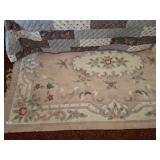 FLORAL AREA RUG 9X6