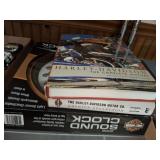 HARLEY COFFEE TABLE BOOK AND CLOCK