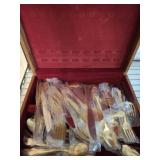 GOLD PLATED FLATWARE SET