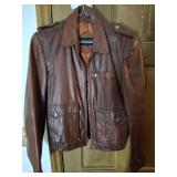 WOMANS MIRAGE LEATHER JACKET SIZE 38