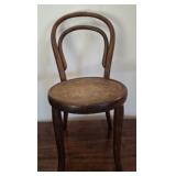 BENTWOOD CARVED SEAT CHILDS CHAIR