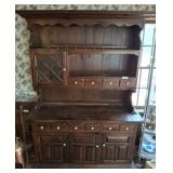 PINE 2 PC CUPBOARD 56X20X80