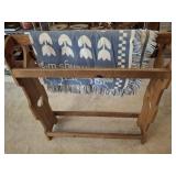 HEART THEMED QUILT RACK