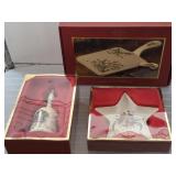 LENOX BELL, STAR DISH, CHEESE PLATE