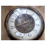 WALL CLOCK STERLING AND NOBEL QUARTZ