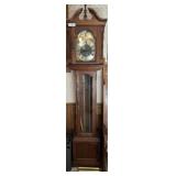 GERMAN EMPORER GRANDFATHER CLOCK WITH WEIGHTS
