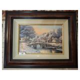 THOMAS KINKADE COBBLESTONE LANE VI CHRISTMAS