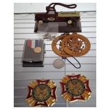 VFW BADGES, US MILITARY PLAQUES, MEDALS