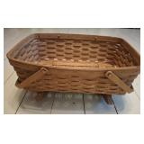 LONGABERGER DOUBLE HANDLE CRADDLE 18X12X10