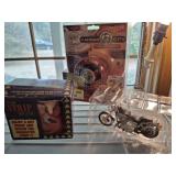 STRIP MUG, RAILROAD POCKET WATCH, HARLEY DIE CAST