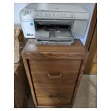 HP VIVERA 5550 PRINTER AND 2 DRAWER FILING