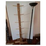 WOODEN RETAIL HAT STAND