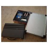 GAMES, BOXES, AND CHESS SET