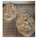 CERAMIC WALL DECOR PLAQUES 8X12