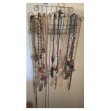 WALL MOUNT JEWELRY HOLDER AND COSTUME JEWELRY