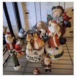CERAMIC AND COMPOSITE CHRISTMAS DECOR