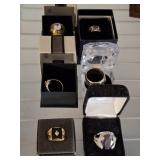GROUP OF MENS RINGS