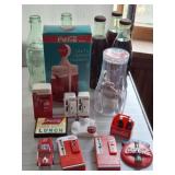 ASSORTED COCA COLA COLLECTIBLES, MINIATURES