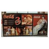 COCA COLA 3 PC PUZZLES
