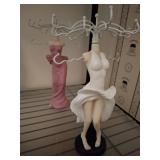 VICTORIAN LADY NECKLACE HOLDERS