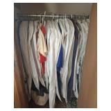 CONTENTS OF CLOSET, VINTAGE LADYS CLOTHING