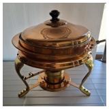 COPPER AND BRASS CHAFING DISH