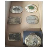 GROUP OF BELT BUCKLES, NRA, QUARTER HORSE