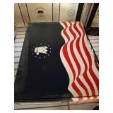 US FLAG WITH COA