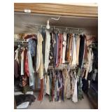 CONTENTS OF CLOSET, VINTAGE LADYS CLOTHING