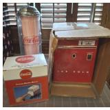COCA COLA STRAW DISPENSER, FOUNTAIN MUSICAL, MISC