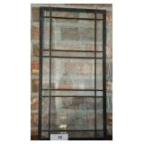 ETCHED GLASS SHASH PANE 10X20