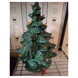 CERAMIC MUSICAL BASE CHRISTMAS TREE 16IN