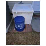 Outdoor Utility Box and Hoses