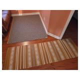 Indoor/Outdoor Rug and Runner with Geometric and S
