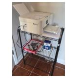 Epson ET-2760 Printer With Black Metal Shelving Un