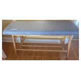 Upholstered Bench with Wooden Frame