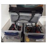 Hand Tools with Carry Bag and Storage Bins