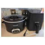 Crock-Pot Slow Cooker and Gourmia Air Fryer Kitche